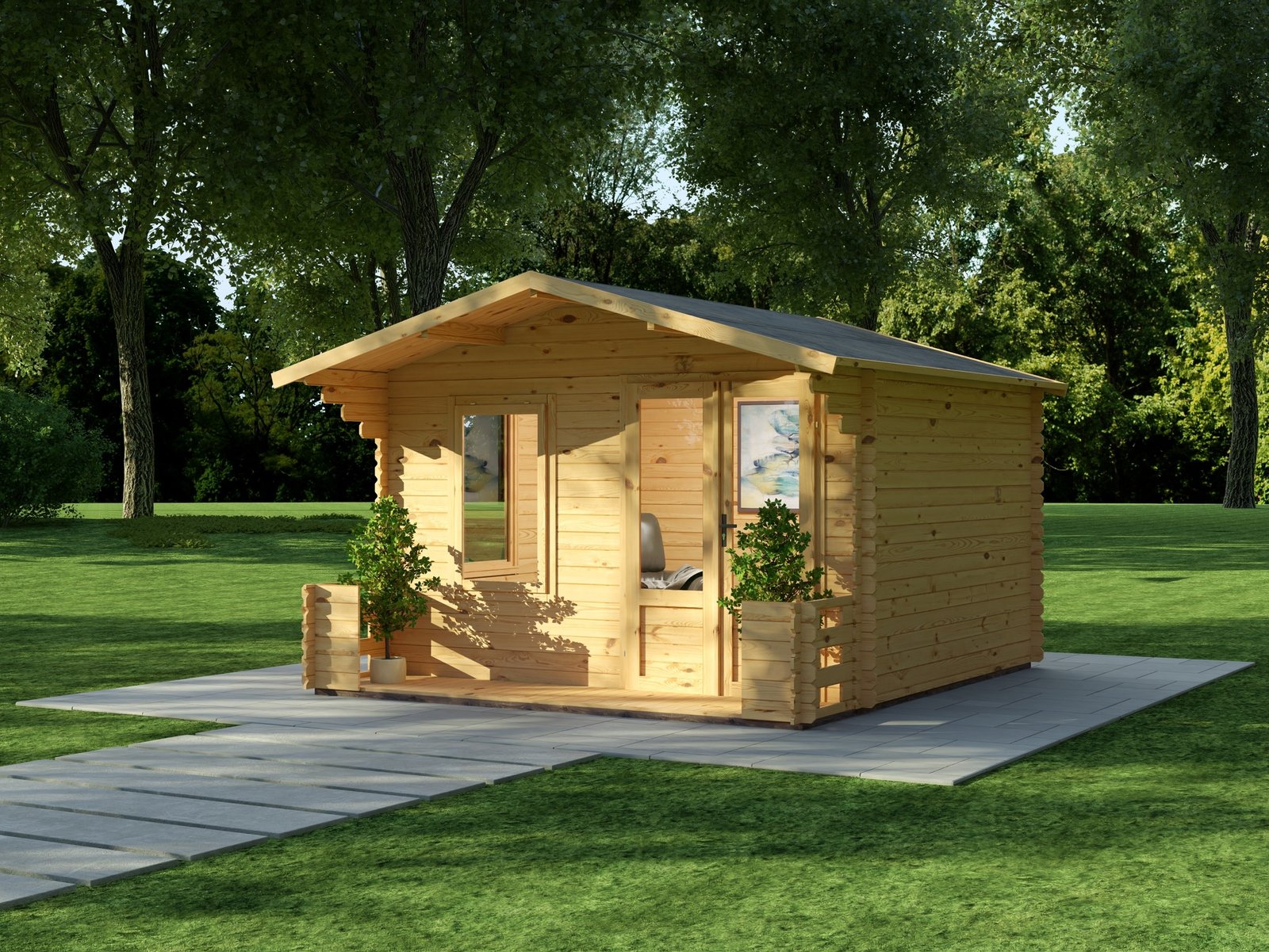 VISUALIZATIONS OF WOODEN HOUSES