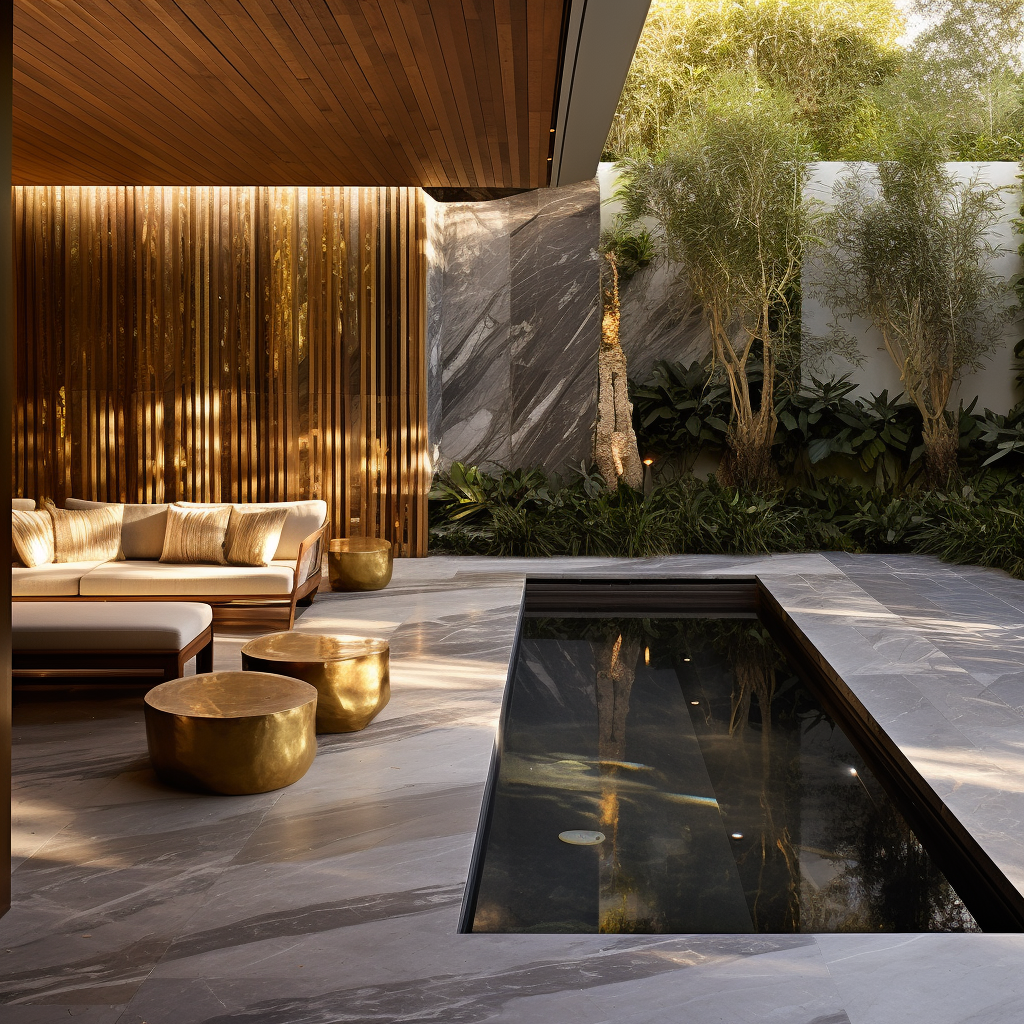 GOLD, MARBLE AND WOOD &#8211; INTERIOR DESIGN